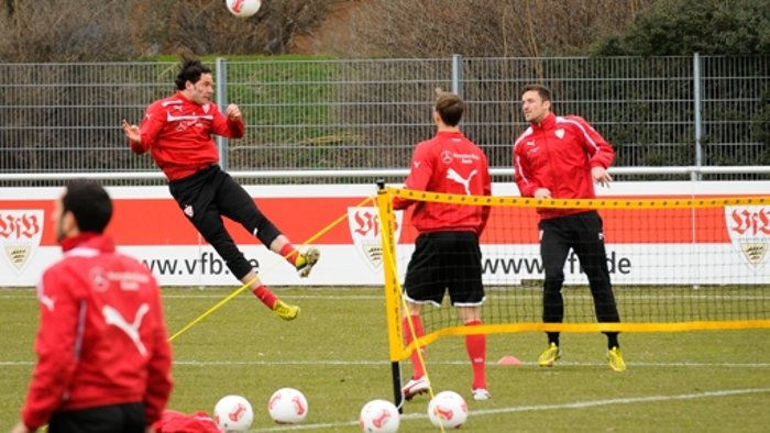 VfB-Training: Hoogland sorgt für Lacher