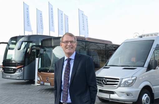 Hartmut Schick leitet die Daimler-Bussparte und ist Chef von rund 18.000 Mitarbeitern Foto: dpa