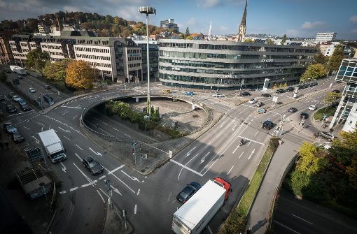 Gar kein schöner Anblick: Der Österreichische Platz in Stuttgart Foto: Lichtgut/Achim Zweygarth