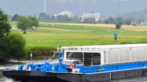 Der nächste Castor-Transport auf dem Neckar wird demnächst erwartet. Foto: dpa