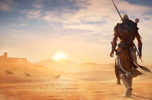 Mit „Assassin’s Creed: Origins“ veröffentlicht Ubisoft bereits den zehnten Teil der erfolgreichen Videospiel-Reihe. Welche Fortsetzungen noch auf der Gamescom präsentiert werden, zeigen wir in der Fotostrecke. Foto: Ubisoft