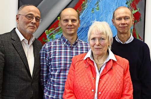 Hans-Peter Ehrlich, Björn Selent, Ingrid Schulte und Dieter Bernhardt (von links) haben 2015 viel vor. Foto: Rebecca Stahlberg