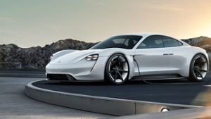 Der neue Sportwagen wird als erster Porsche rein elektrisch betrieben. Foto: Porsche