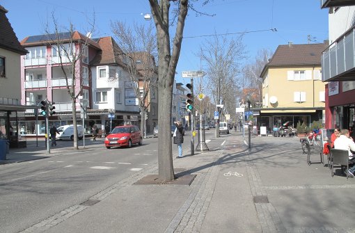Die Umgestaltung der nördlichen Bahnhofstraße beginnt im Frühjahr 2017. Foto: Stadt Fellbach