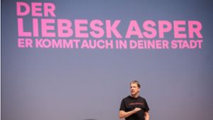 Komiker Oliver Pocher tritt mit seinem Bühnenprogramm „Der Liebeskasper“ im Hegelsaal der Liederhalle auf. Foto: Lichtgut/Christoph Schmidt