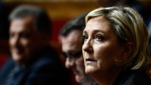 Marine Le Pen und ihre Partei, der Front National, stecken in der Krise. Foto: AFP