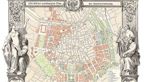 Grundplan der Wiener Stadterweiterung von 1859, Foto:   Wien Museum Foto:  