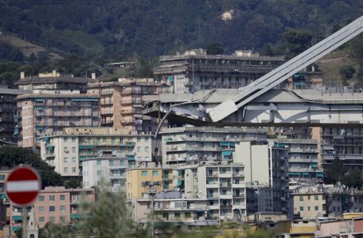 Die Warnung der Experten betrifft nur den östlichen Rumpf des Morandi-Viadukts in Genua. Foto: AP