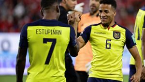 Ecuador darf bei der Fußball-WM 2022 in Katar starten. Foto: imago images/ALBERTO VALDES
