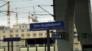 Der Hauptbahnhof in Wien ist Mitten im Bau. Klicken Sie sich durch unsere Bildergalerie. Foto: Bock