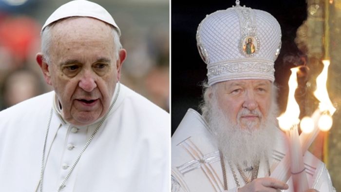 Papst trifft erstmals russisch-orthodoxen Patriarchen
