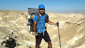 1000 Kilometer als Vorbereitung: Tal Reichenstein ging  den Israel Nation Trail. Foto: privat