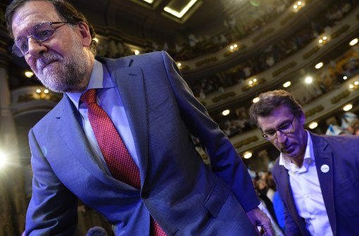 Der spanische Ministerpräsident Mariano Rajoy (links) bemüht sich um eine Regierung in Spanien. Foto: AFP
