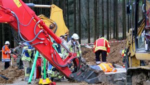 Bei einem Unfall auf der Baustelle des künftigen Daimler-Testgeländes in Immendingen ist ein Bauarbeiter am Donnerstag ums Leben gekommen. Foto: dpa