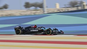 Der Mercedes von Lewis Hamilton ist noch nicht gut genug. Foto: ATP images/ANDRE Jerry