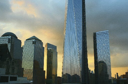 Das One World Trade Center in New York wird Anfang 2014 ganz fertig sein. Foto: Stefan Rambow