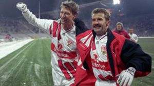 Zwei Glücksgriffe in der Transferhistorie des VfB Stuttgart: Guido Buchwald (li.) und Fritz Walter Foto: Baumann