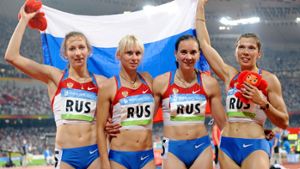 IOC disqualifiziert drei russische Leichtathleten