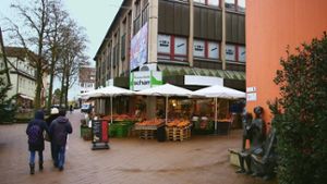 Der Karambole-Scharr-Markt am Vaihinger Markt macht dicht. Foto: Alexandra Kratz