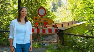 Die Studentin Antonia Bofinger würde gern eine neue Brücke bauen. Foto: Alexandra Kratz