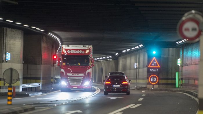 Frontalzusammenstoß  im Gotthard-Tunnel
