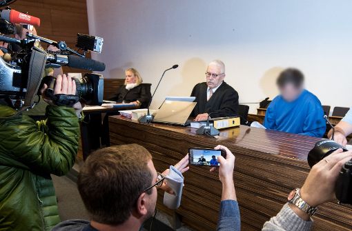 Der Angeklagte Catalin C. steht in Freiburg vor Gericht. Foto: dpa