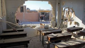 Mindestens 35 Menschen sterben in Syrien bei einem Angriff auf eine Schule. Foto: AFP