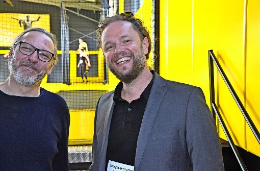 Martin Schmidt (l.) und Martin Hesse, die Gesellschafter der Sprungbude, wollen  nach dem ersten Jahr erweitern. Foto: Linsenmann