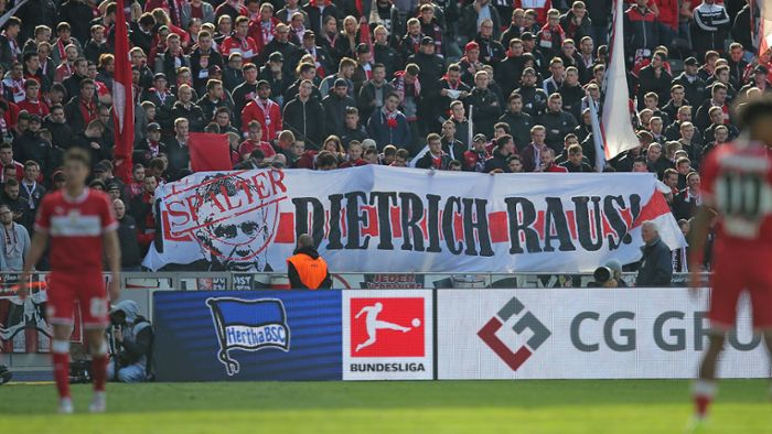 Todesdrohungen gegen VfB-Chef Wolfgang Dietrich: Kripo ermittelt