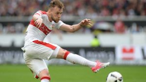 Alexandru Maxim schießt den VfB zum 3:0. Foto: dpa