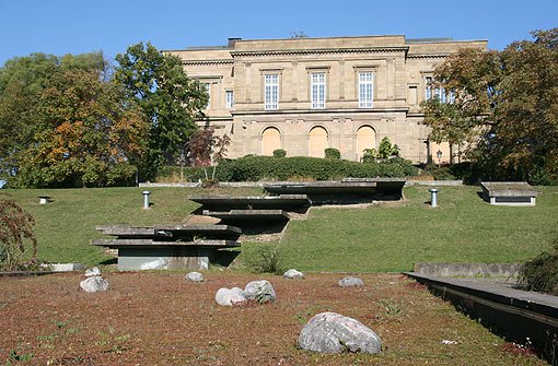 Im Park der Villa Berg soll die Duale Hochschule unterkommen. Foto: the
