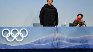 Xi Jinping bei der Eröffnung der Olympischen Winterspiele in Peking Foto: AFP/TOBIAS SCHWARZ