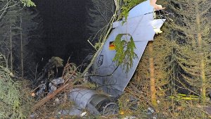 Der abgestürzte Tornado. Foto: Pressezentrum der Luftwaffe