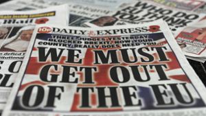 Viele britische Medien haben eine sehr dezidierte Position in Sachen Brexit. Foto: AFP