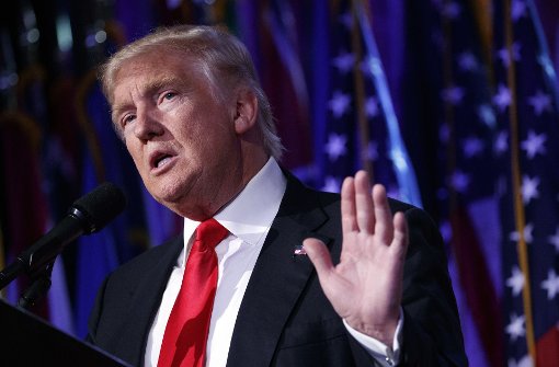 Der republikanische Präsidentschaftskandidat Donald Trump hat die Wahl gewonnen. Foto: AP