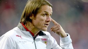 Der Trainer des VfB Stuttgart, Thomas Schneider. Foto: dpa