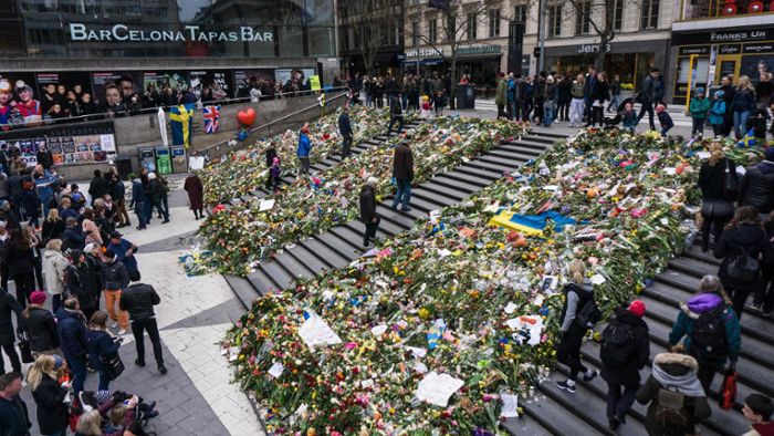 Fünftes Todesopfer nach Anschlag in Stockholm