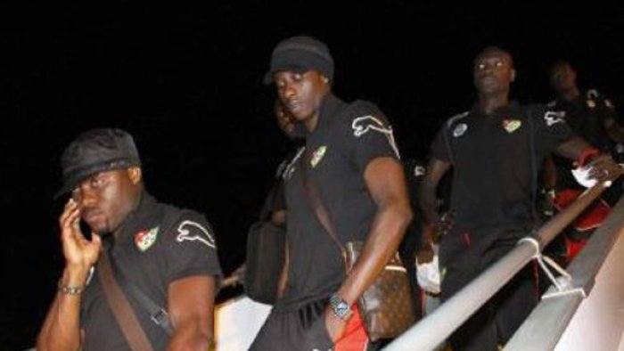 Togos Spieler  sind empört