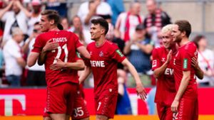 Köln besiegte Bochum mit zwei späten Treffern und feiert einen wichtigen Heimsieg im Abstiegskampf. Foto: Marius Becker/dpa