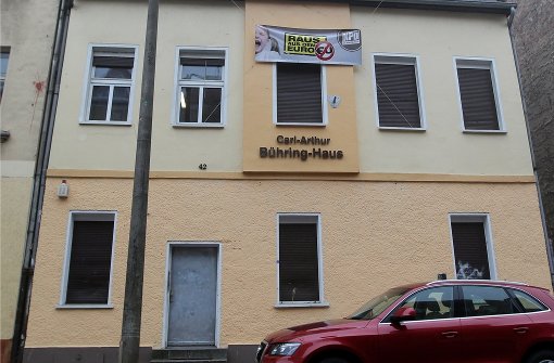 Die Parteizentrale der NPD in Berlin-Köpenick. Foto: dpa