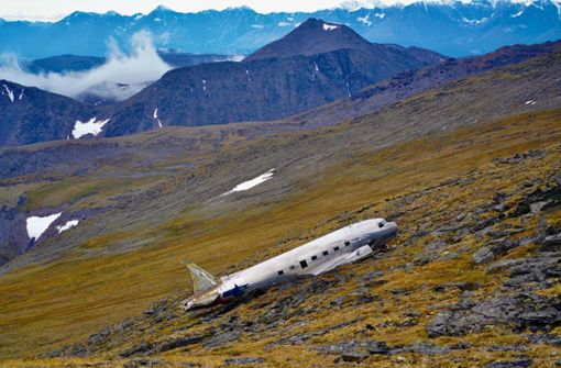 Eines der im Yukon abgestürzten Rettungsflugzeuge. Foto: Andrew Gregg