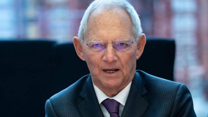 Wolfgang Schäuble: Schutz des Lebens nicht alles unterordnen