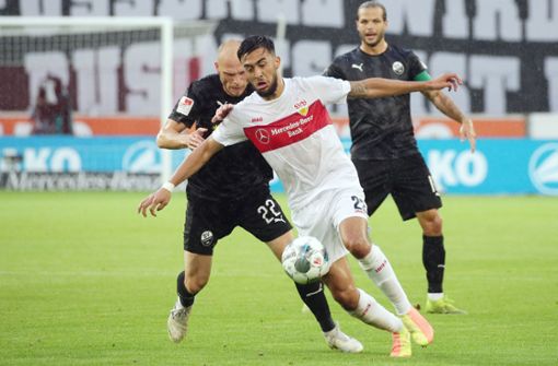 Nicolas Gonzalez ist unser Spieler des Spiels gegen den SV Sandhausen. Foto: Pressefoto Bauman/Hansjürgen Bri/Hansjürgen Britsch