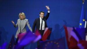 Emmanuel Macron hat an den Aktienmärkten in Deutschland und ganz Europa einen Befreiungsschlag ausgelöst. Foto: AFP
