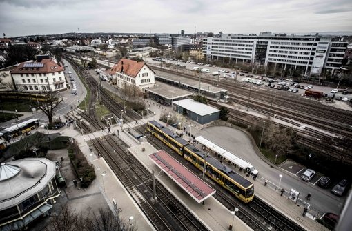 Im Gewerbegebiet neben  dem Vaihinger Bahnhof werden viele  Arbeitsplätze  hinzukommen – jetzt ist zur Erschließung auch eine Seilbahn im Gespräch Foto: Leif Piechowski