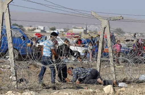 Immer mehr Menschen fliehen von Syrien in die Türkei.  Foto: EPA