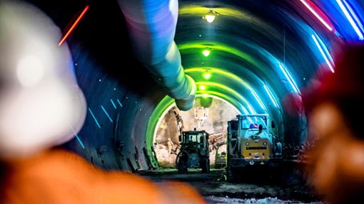 Die Tunnelbauer – hier ein Bild aus dem Jahr 2016 aus dem Cannstatter Tunnel – kehren nach Stuttgart zurück. Foto: Lichtgut/Max / Kovalenko