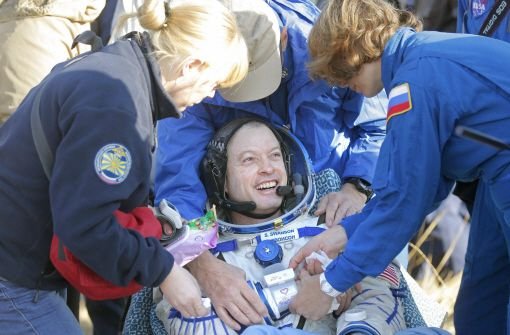 Zurück auf der Erde: ISS-Astronaut Steve Swanson Foto: dpa