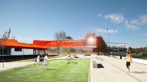 Bild der Zukunft: Entwurf des geplanten VfB-Nachwuchszentrums. Foto:  
