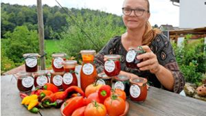 Ivana Mörsel hat ein Faible fürs Kochen – und zaubert Feines aus Gemüse und Obst. Foto: /Ralf Poller